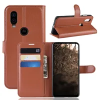 

For Motorola Moto One Vision Case for Moto One Vision for Moto OneVision Flip Leather Wallet Case Silicone Protective Phone Case