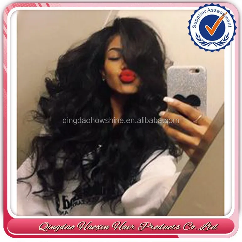 

Fast Delivery Brazilian Human Hair Full Lace Wig Natural Wave