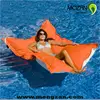 Pool floating bed on water float bean bag mat