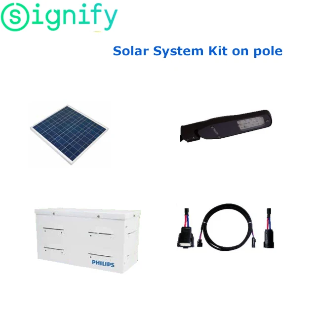 Signify Solar LED Street Light Kit 30W with 5 Years Warranty