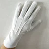 Throw away white gloves white cotton parade inspection work fingerless disposable