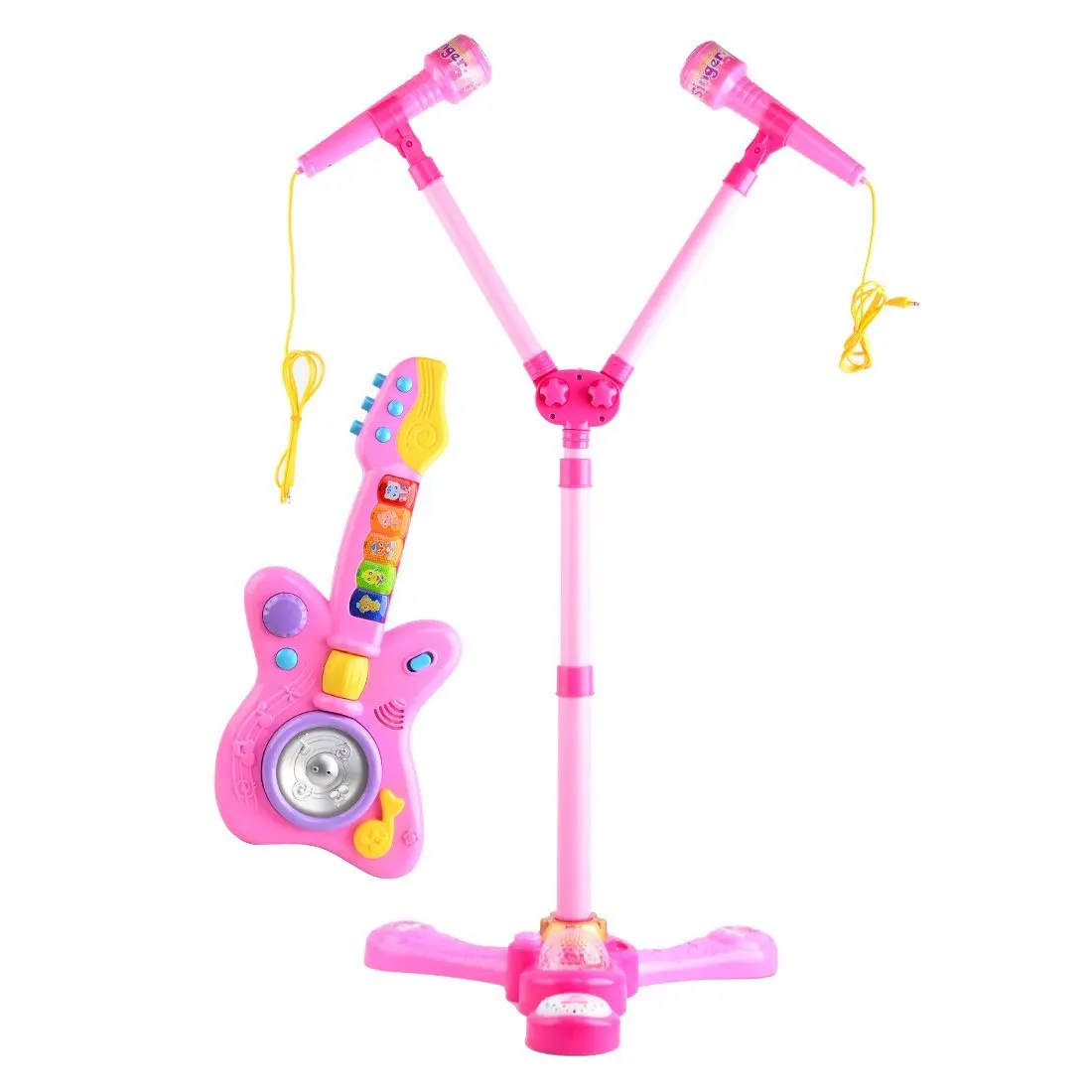 toddler guitar and microphone set