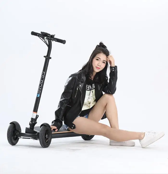 

Factory adult 3 wheels folding electric kick board mini scooter with fat tire