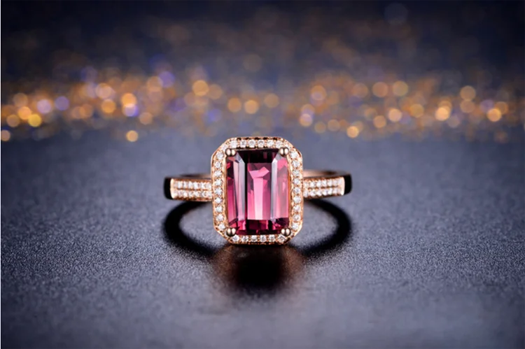 Latest Design 18K Gold Wedding 925 Silver Ring Jewelry Women