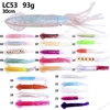 luminous with insert tube soft plastic squid lure