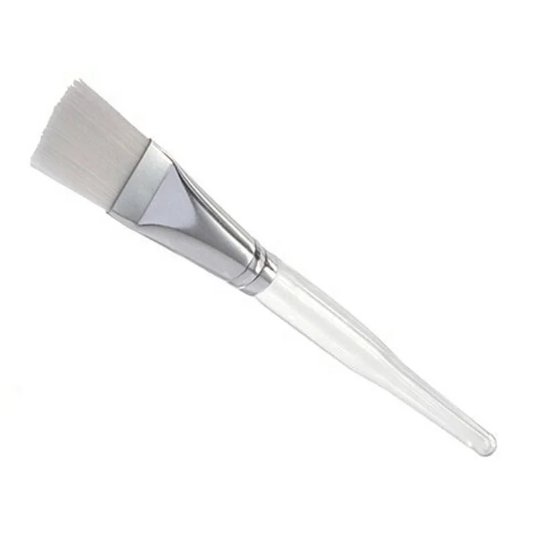 

custom logo cosmetic brushes facial face mask brush for makeup tools, Clear