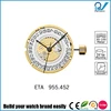 Very high precision ETA Quartz Watch Movement 955.452 Instantaneous change of date in window End of life display