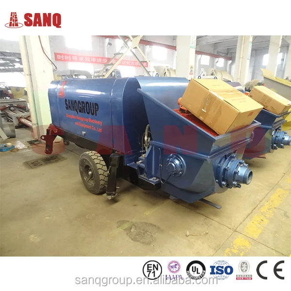 Enviromental friendly Trailer-mounted Concrete Pump Stationary Concrete Pump