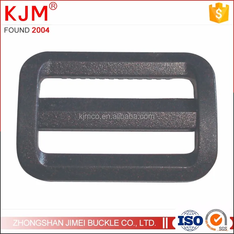 3 Bar Slides Buckles 100 x 50mm Black Plastic for Webbing Handy Straps