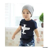 

China Wholesale Boys' Fashion Plane Pattern Machine T-shirts