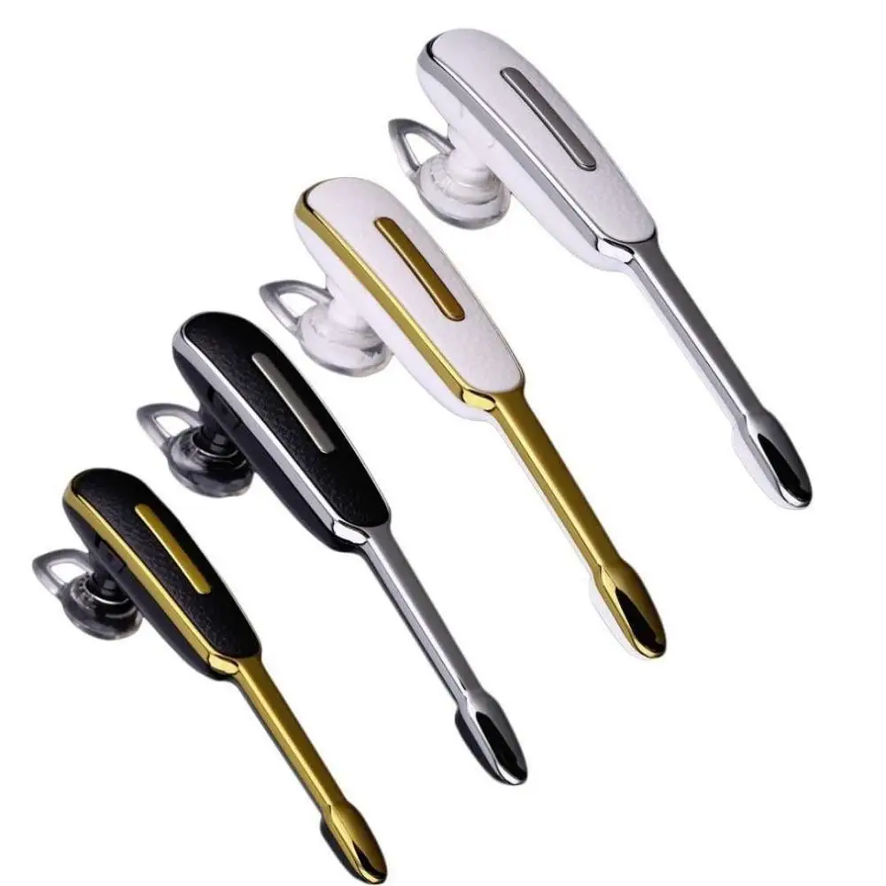 

Wholesale upgrade car bluetooth headset Handsfree single Earbuds Stereo hifi wireless earphone, White+silver;white+gold;black+silver;black+gold