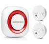 1 Year Warranty Fire Alarm System 9V Wireless Smoke Detectors GSM Alarm System For Home Security