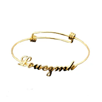 baby girl gold bracelets with name