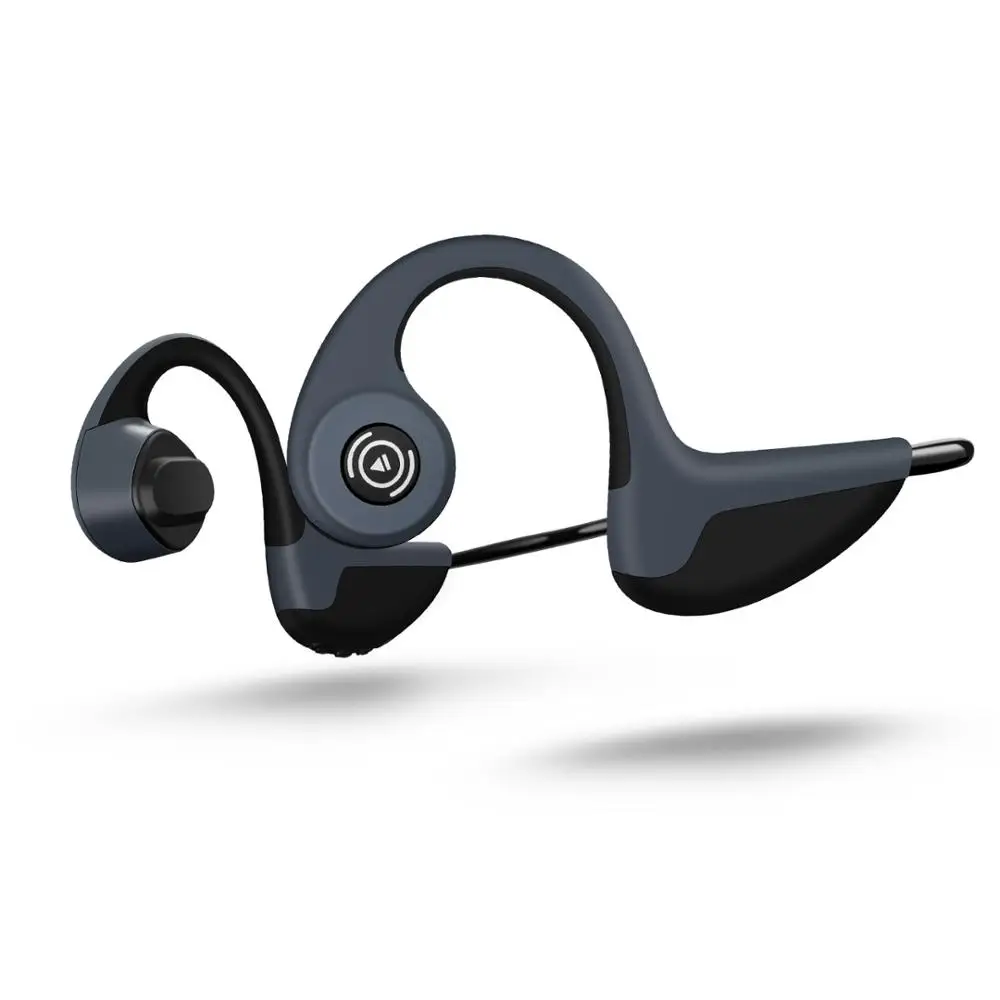 

Headphones, wireless Bone Conduction Earphone Headphones Headset with Built-in Microphone, Blue/purple/grey