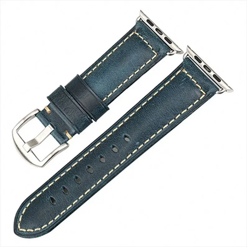 

Best Quality China Manufacturer Leather Watch Strap Band, Black/red/blue/brown/green/coffee