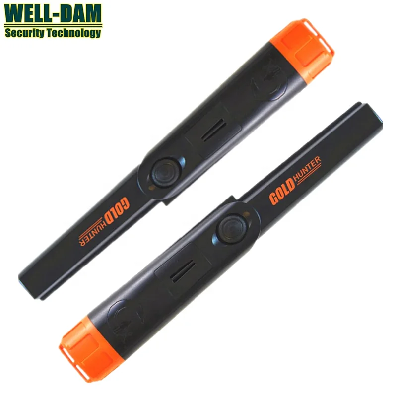 

Free shipping TM waterproof pinpointer metal detector underwater metal detector long range underground gold detector, Orange,black