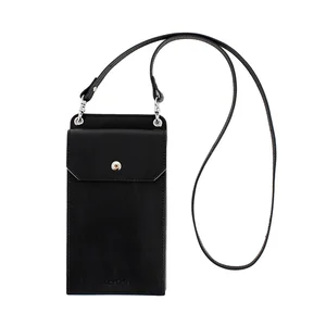 Stylish Chain Leather Mobile Phone Bag