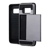 High quality slide card slot 2 layers super hard mobile phone case cover for samsung E7 case