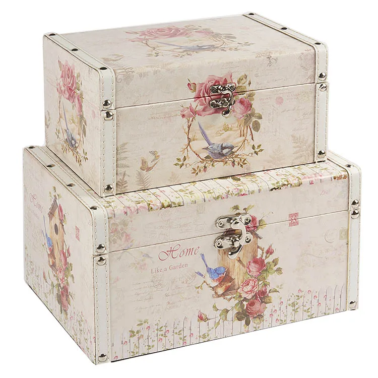 Wholesale Handmade Wooden Retro Vintage Decorative Storage Boxes Buy