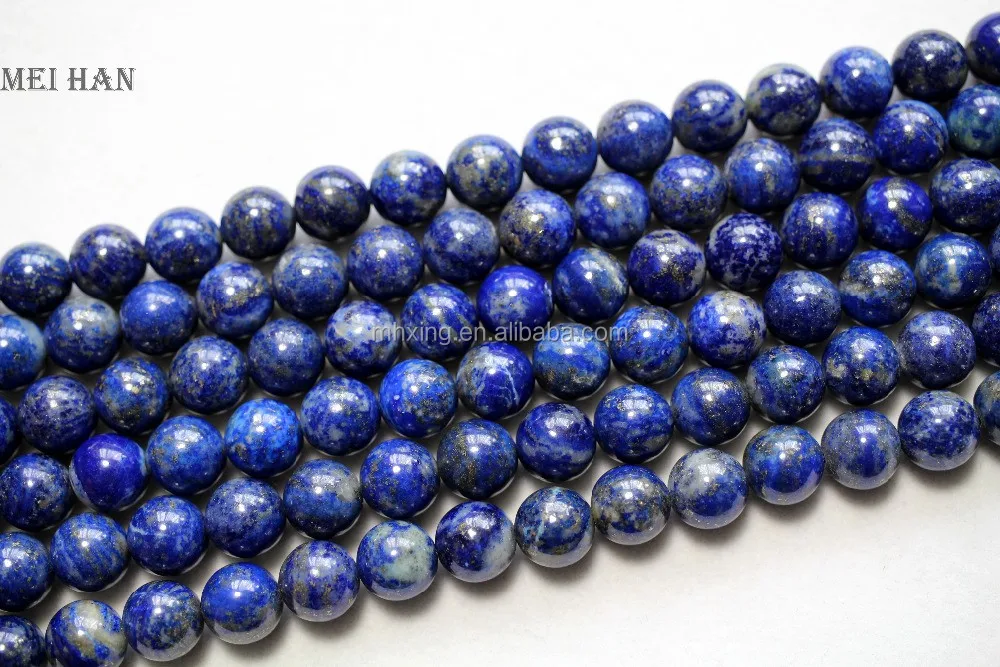 Natural 10mm Coin Button Lapis Lazuli Gemstone Jewelry Making Beads Strand 15" 