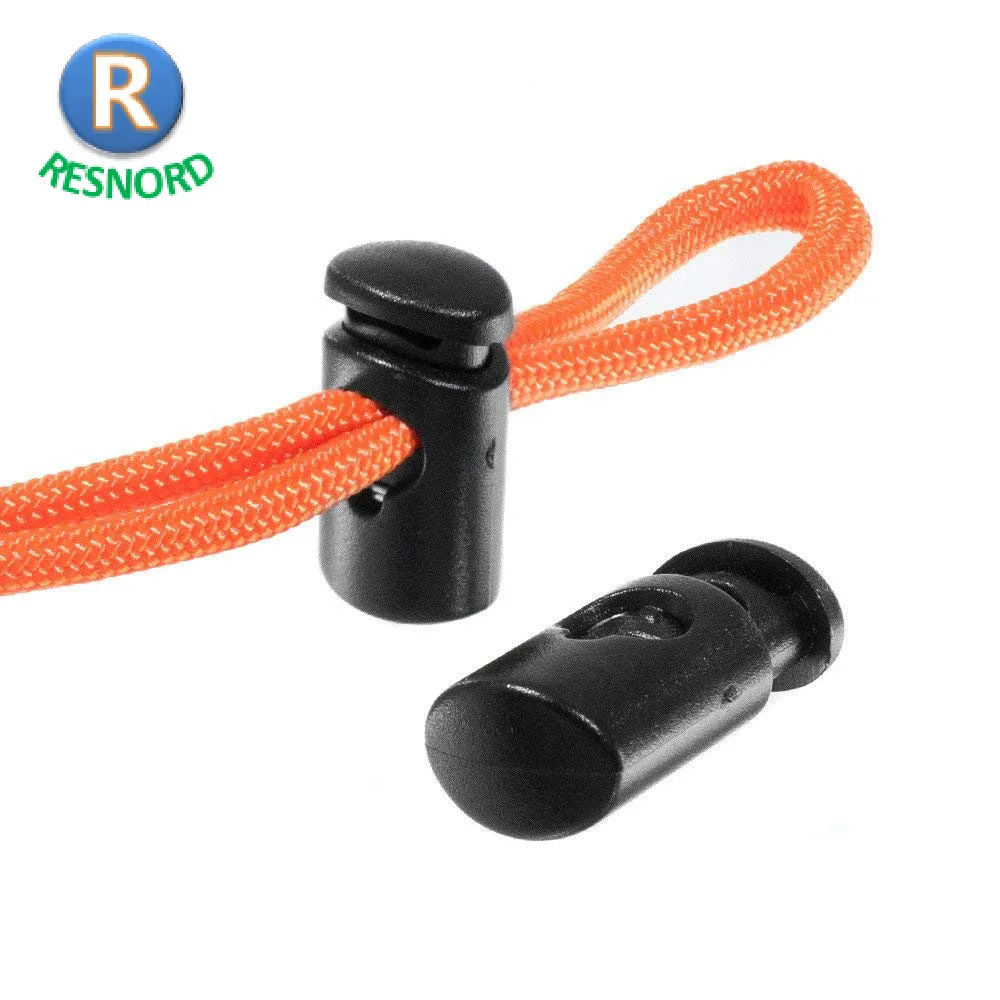
Multi Colour Plastic Cord Locks End Spring Stop Toggle Stopper Lock 