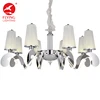 Flyinglighting metal modern luxury wedding Indoor led crystal chandelier lamp pendant light