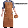 Jespai Factory Split Leather Welding Apparel Suit Welders Jacket Trousers Protective Clothing