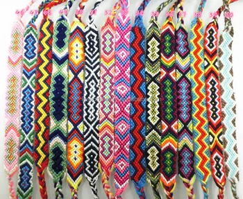 2017 Handmade Custom Whole Brazilian Bracelets Woven Rope String 2017 Handmade Custom Whole Brazilian Bracelets Woven Rope String Hippy Boho Crochet Cotton Friendship For