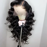 

Top Quality Sample 10A Loose Deep Wave 100% Virgin Human Pre Plucked Lace Front Wig 13x6 Lace wig With Baby Hair For Black Women