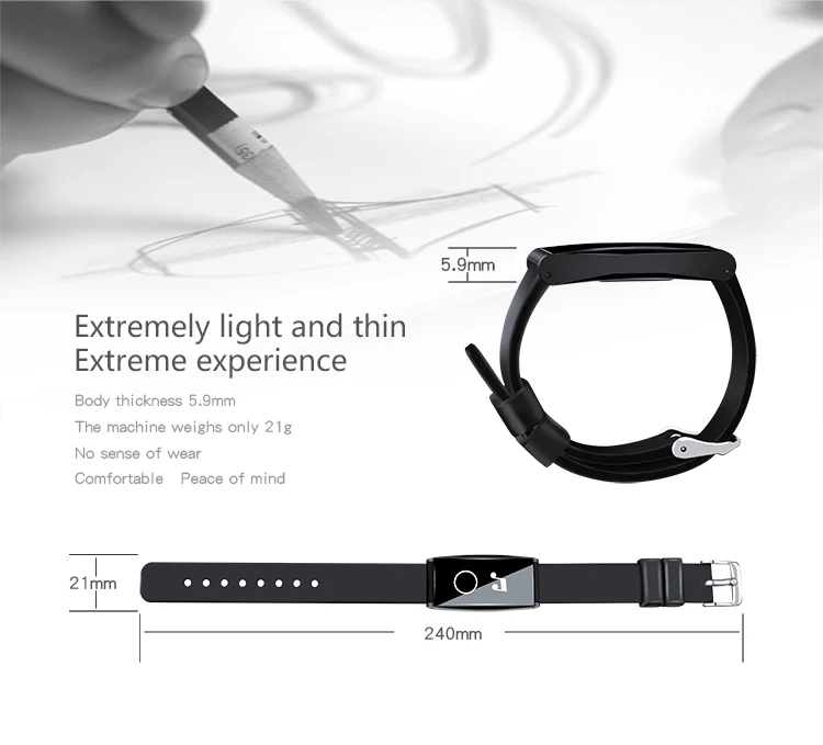 2020 Factory Price Smart watch IP68 Waterproof Heart Rate Monitor For Android IOS Smart Band Bracelet - ANKUX.COM