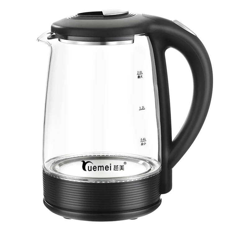 
Factory supply 1.2L 1.5L 1.8L Automatic Shut-off electric glass kettle 