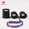 Cheap price plastic snap one-way sliding plastic lock for polyester wristban/bracelet