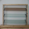 Cheap price clear brown float glass louver for the window