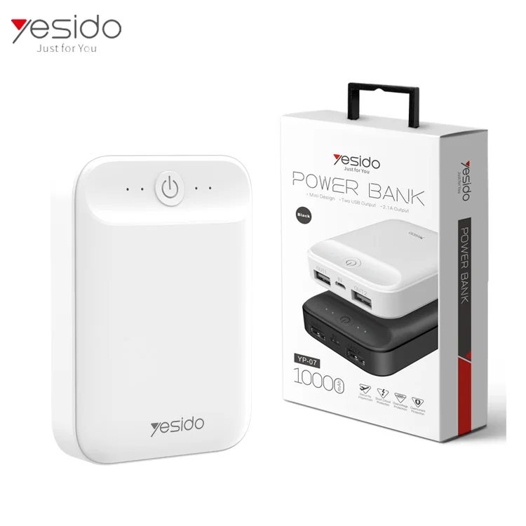 

Yesido High Capacity Portable Mini 1000Mah 2 Micro Usb Charger Mobile Power Bank