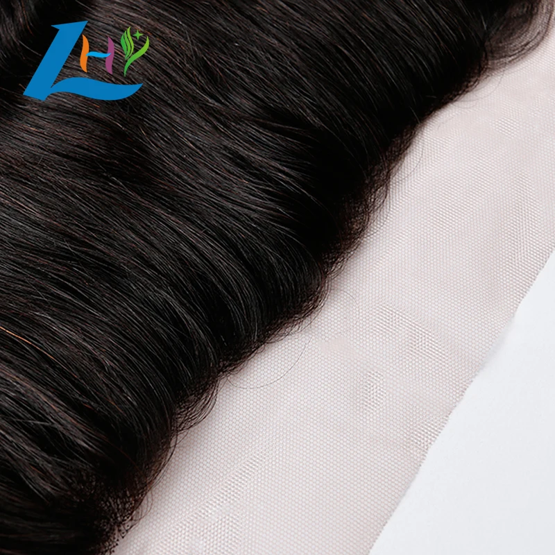 Wholesale thin swiss lace frontal and bundles, 24 hour delivery full cuticle aligned virgin natural Brazilian human hair