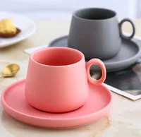 

Milk Coffee Cup Candy Color Ceramic Mugs with Handle