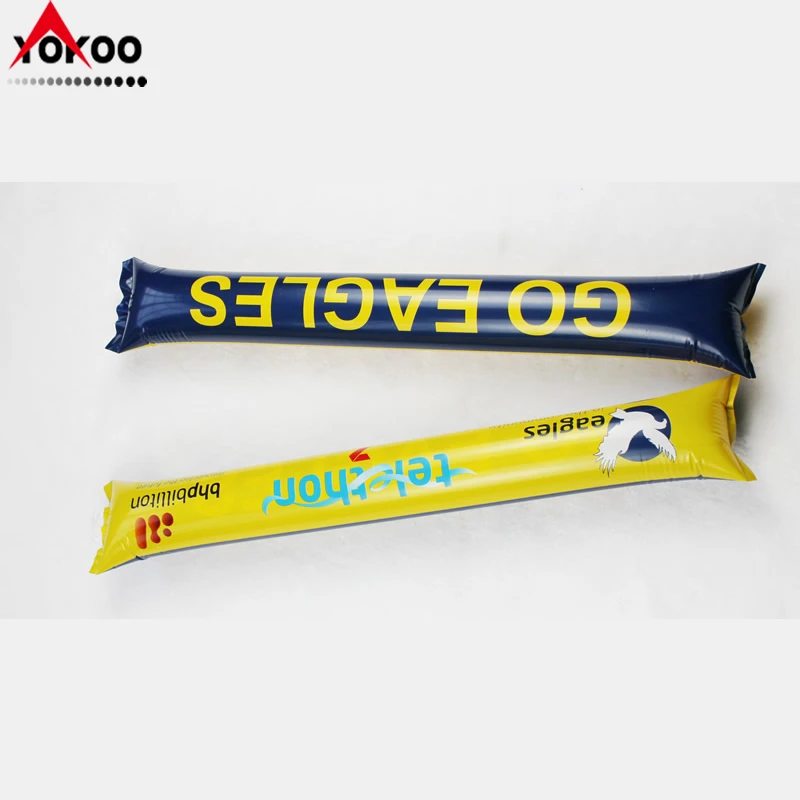 
PE inflatable stick, thunder stick, inflatable cheering stick for sports events or cancerts 