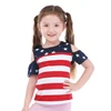 kid clothes starts print horizontal baby girls shirts