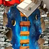 Obvious floor effect when walking above it theme 3d natural wallpaper door murals ladder sky new design wallpaper