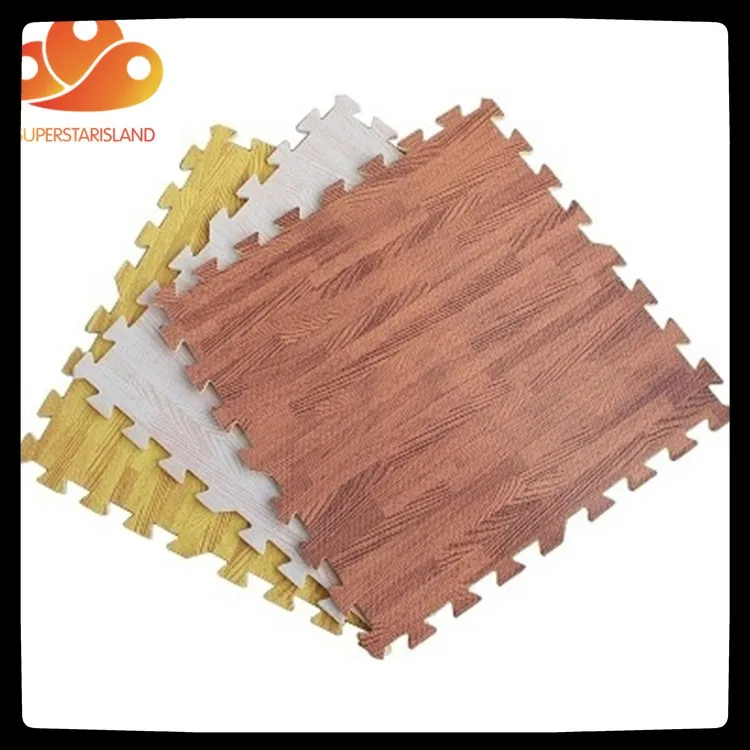 wood foam puzzle mat