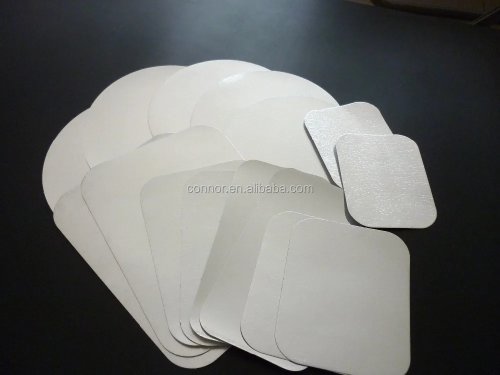 Paper Laminated Cardboard Lids For Aluminum Foil Container,Round Food