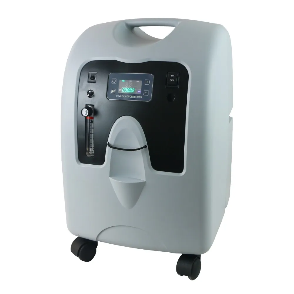 110v 5l/min Adjustable Portable Oxygen Concentrator Household Use ...