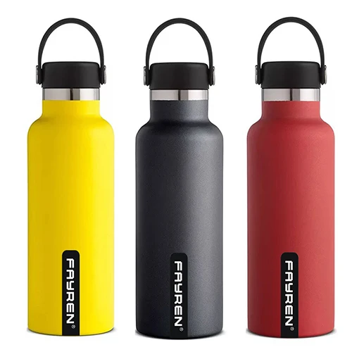

Double wall stainless steel portable leak proof sports drinking high quality vacuum insulated water bottle, Customized