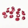 Natural Loose Stone Luxury 11x13mm Oval Cut Ruby Gemstone For Jewelry Making