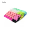 Wholesale 21 colors Disposable Silicone Eyelash brush Applicator Mascara Wands