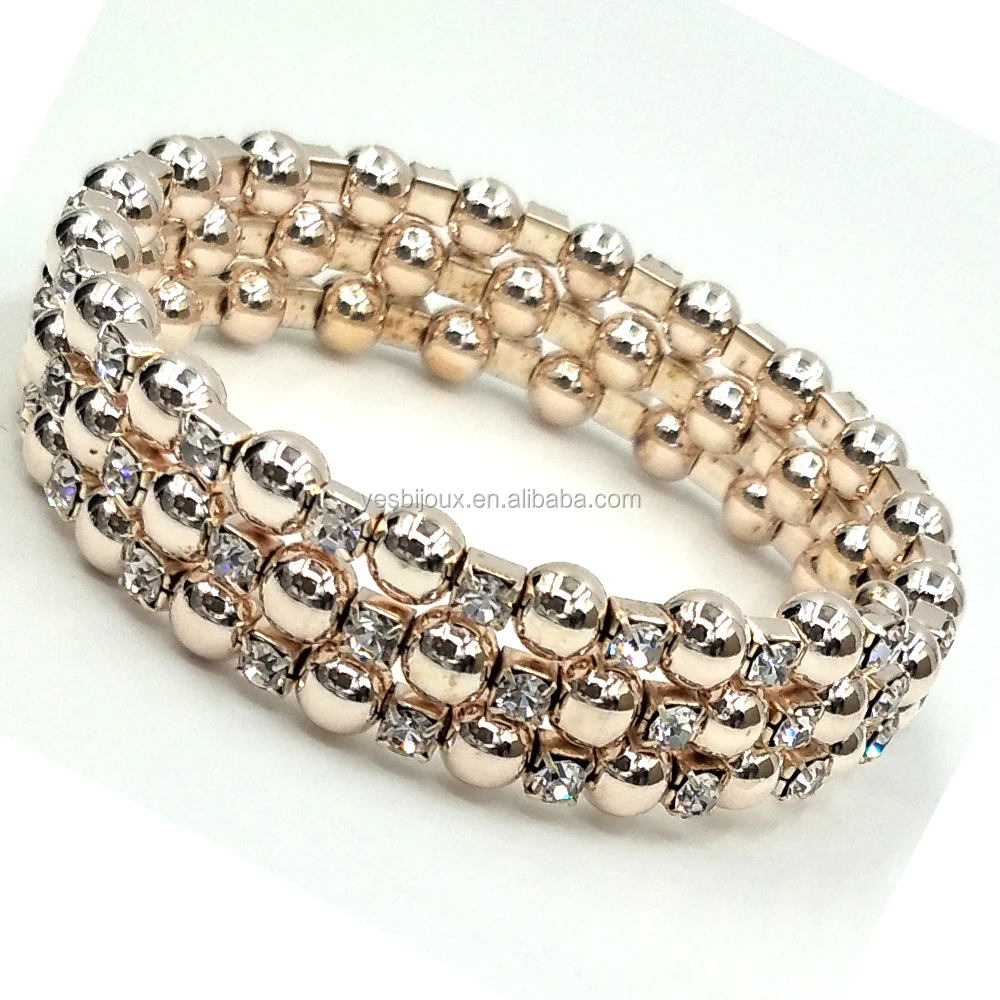 

rose gold rhinestone wrap bracelet bangle jewellery