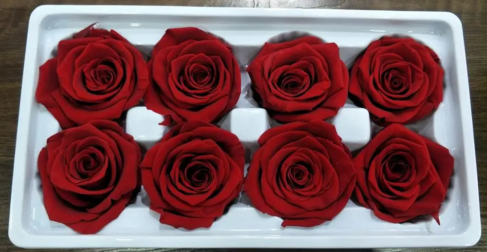 
Best Selling 4-5CM Preserved Roses Head for DIY Flower Box Gift Box 
