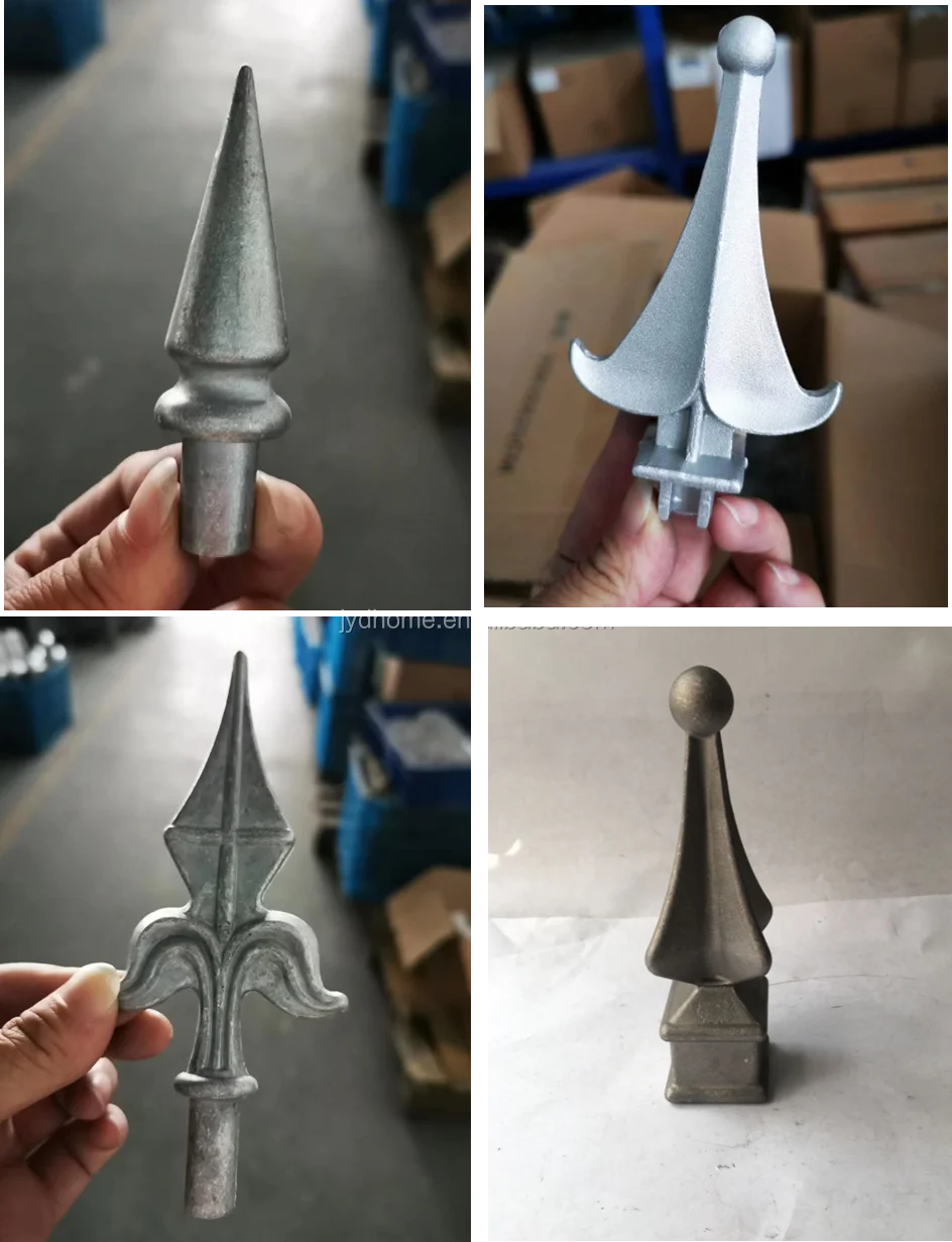 Jyd Powder Coated Die Cast Aluminium Pyramid Fence Post Caps Wholesale