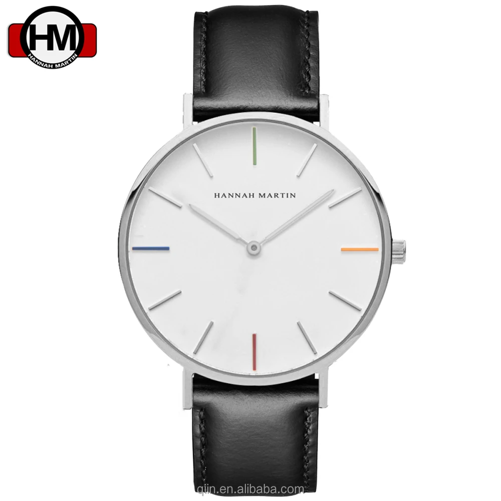 

2017 Mens Leather Strap Simple Watches