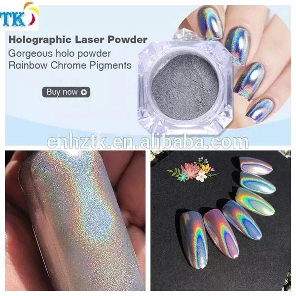 Laser Holographic Pigment Powder For Nail Polish,Car Paint. Buy